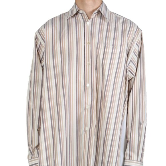 BNWT AW24 MARNI STRIPED POPLIN NOMAD SHIRT 52 - Picture 1 of 12